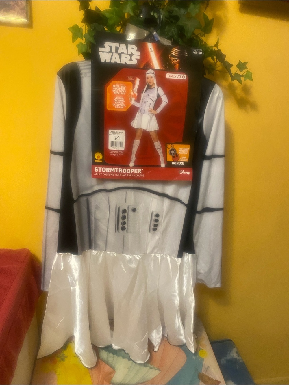 Star Wars White and Black Stormtrooper Costume Dress for Kids